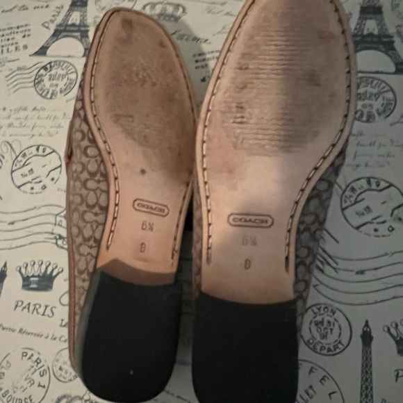 Coach brown signature flats - Picture 2 of 2